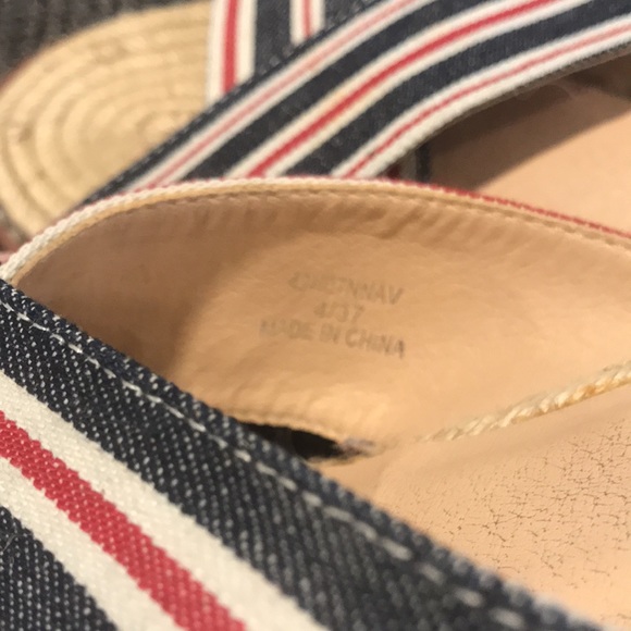 Topshop Crossover Denim | Jute Yacht Slides - Picture 5 of 6